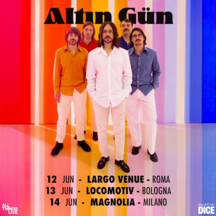 Altin Gün_la band psych-folk torna in Italia per tre imperdibili date il prossimo giugno a Roma, Bologna e Milano